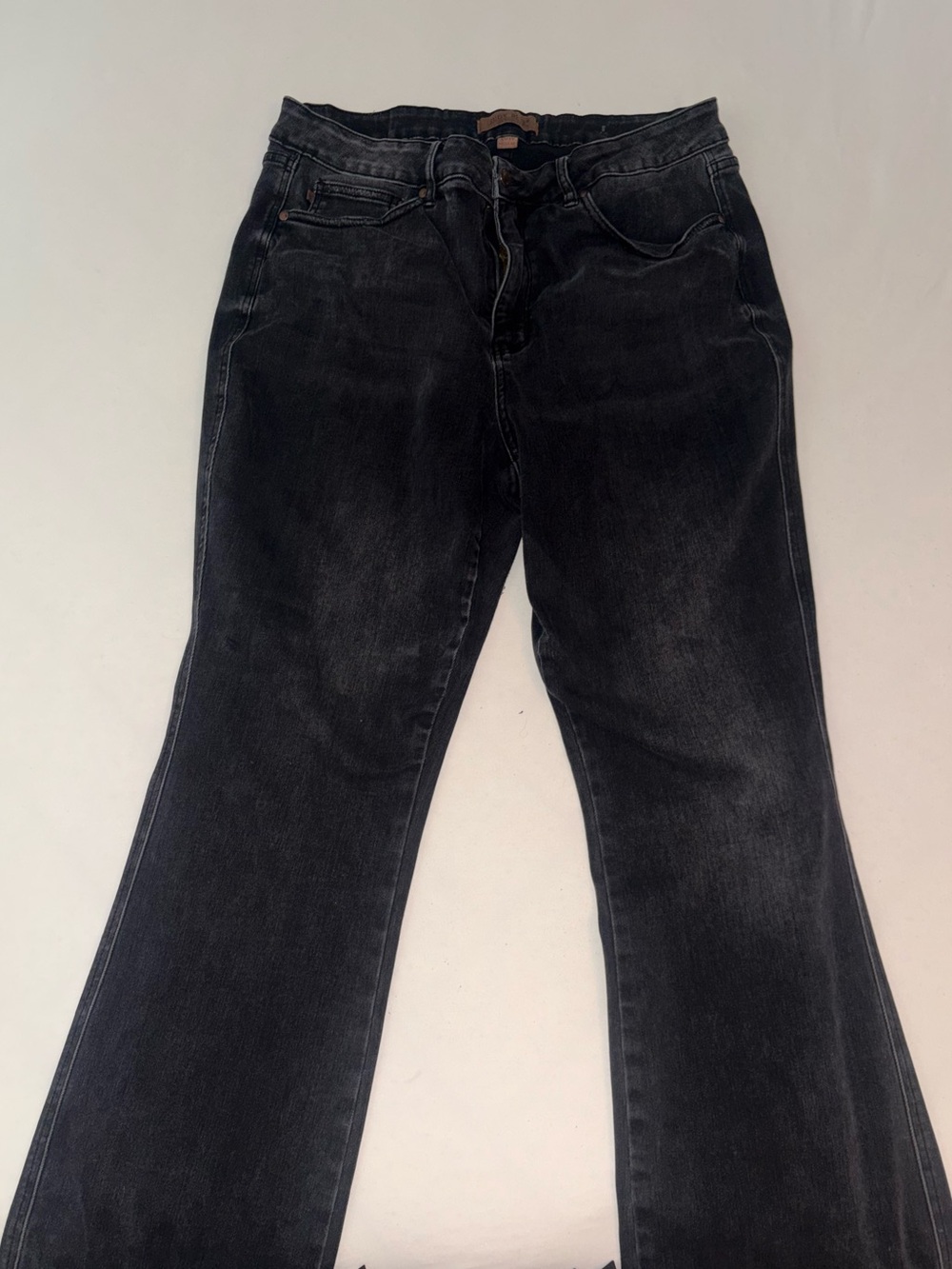 Judy Blue Black Washed Flare Jeans